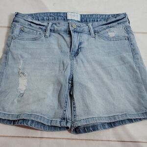 𝅺celebrity Pink Light Wash Denim Jean Shorts size 26